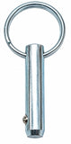 Detent Pin, 5/16" x 1", Medium Carbon Steel, Zinc Clear, 1pc